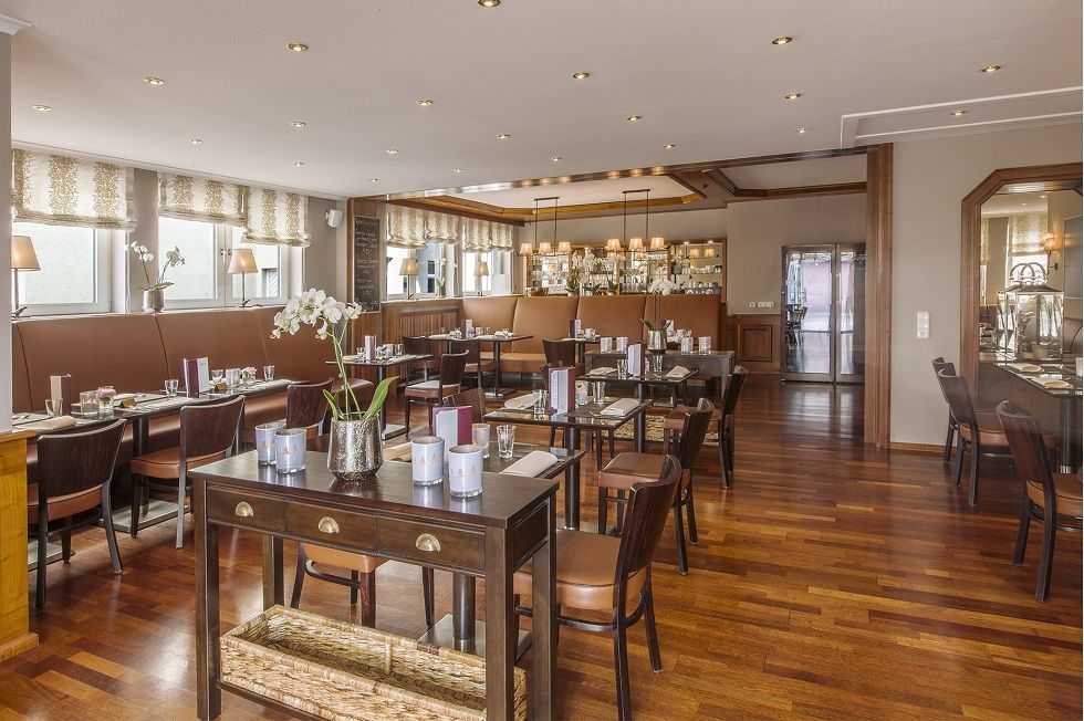 Romantik Hotel Schubert Lauterbach المطعم الصورة