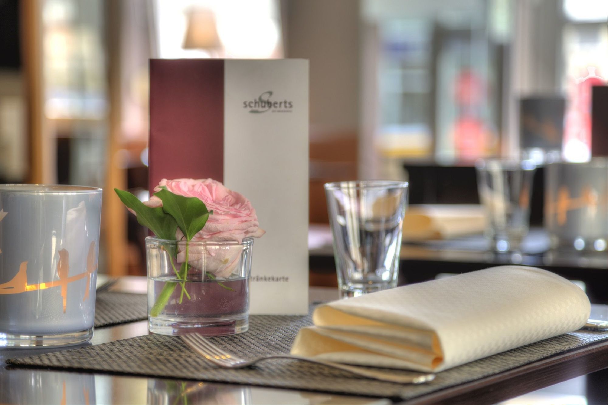 Romantik Hotel Schubert Lauterbach المطعم الصورة